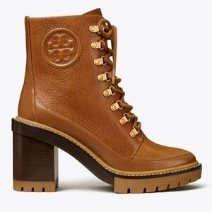 Tory Burch Women's Miller Mixed-Materials Lug Sole Boot